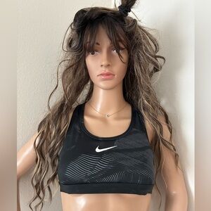Nike Women's Black and White Sports Bra